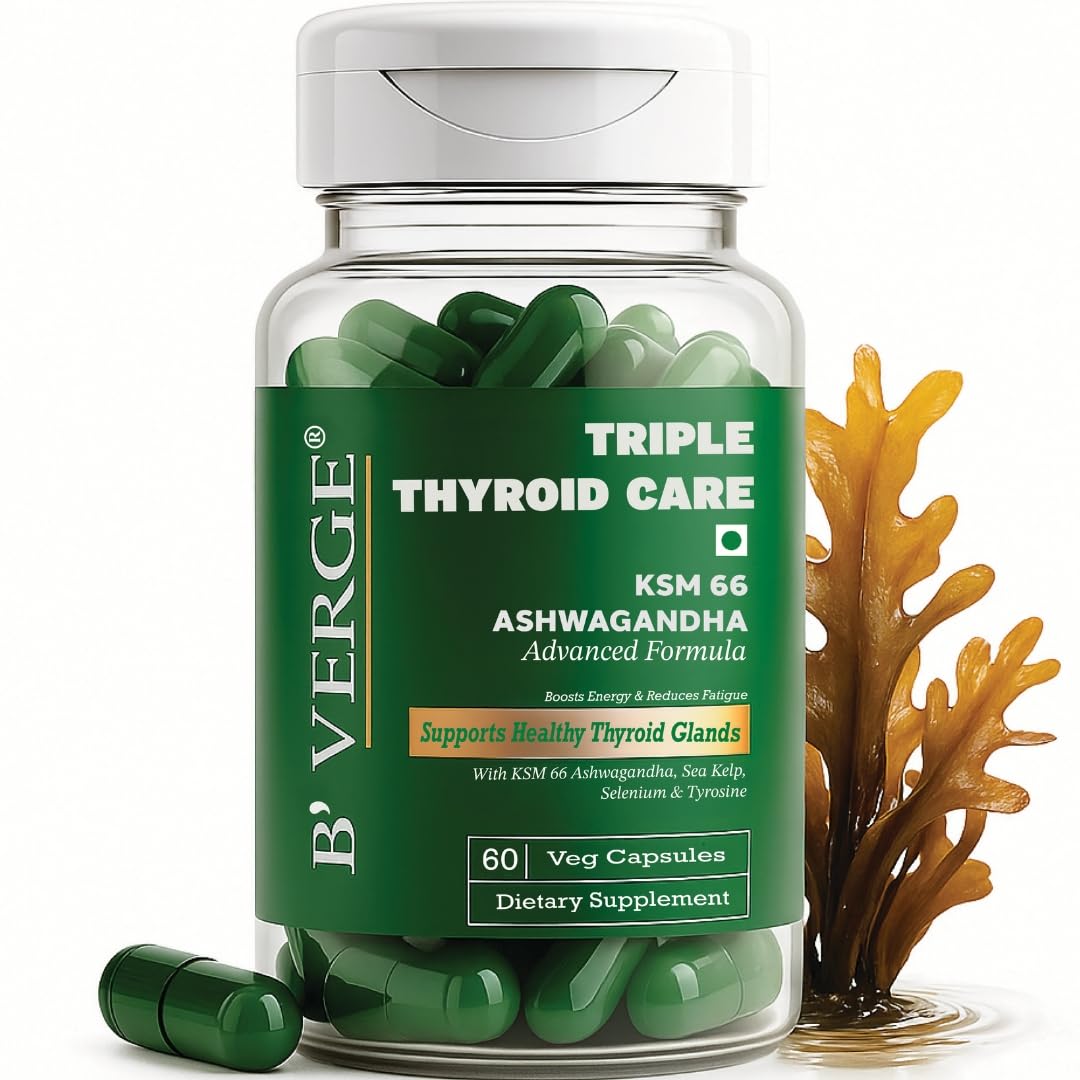 B'VERGE® Ashwagandha ksm66 Thyroid Supplement