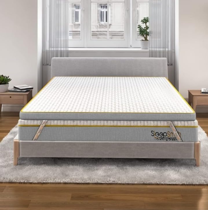 SleepSmith Mattress Topper with Flip Memory Foam