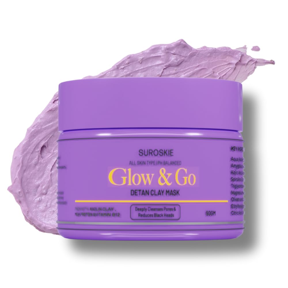 Suroskie Glow & Go De-Tan Clay Mask