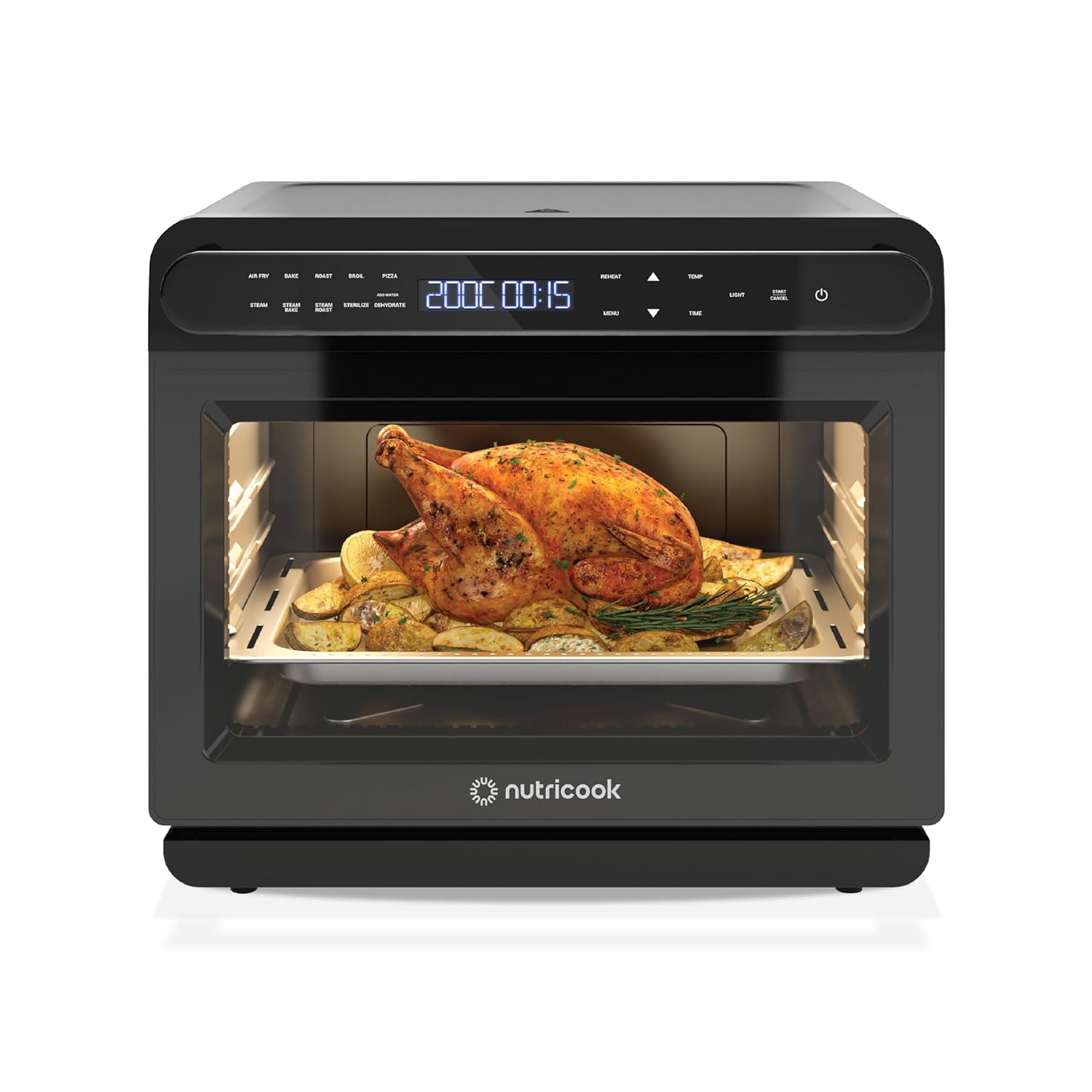 Nutricook Steami X 24 Litre Black (Steam + Air Fryer Oven