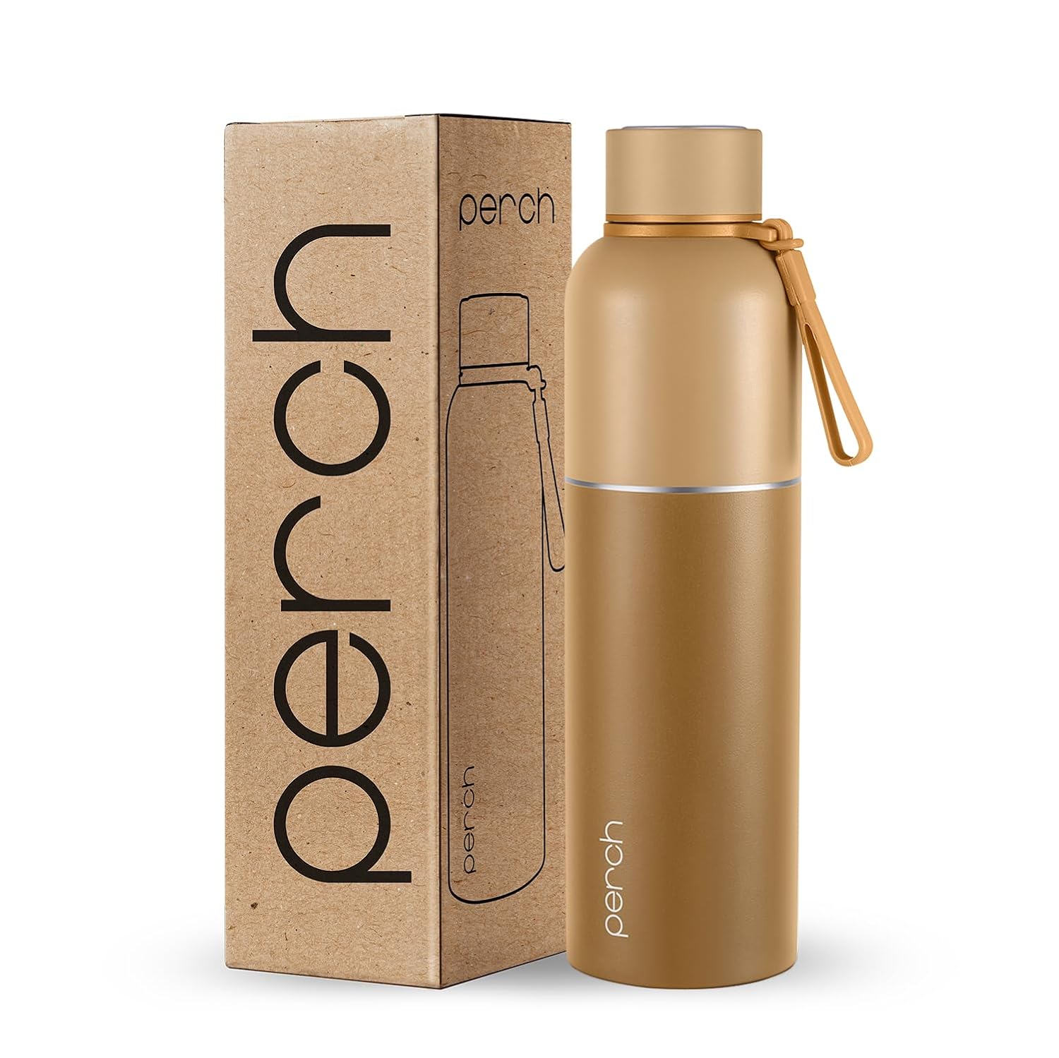 Perch Zenith ISI Certified Hot and Cold Steel Water Bottle