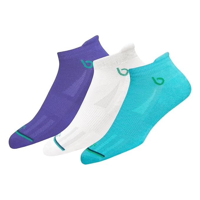 BAMBOS Eco Touch Women's Bamboo Ankle Sports Socks for Running & Gym