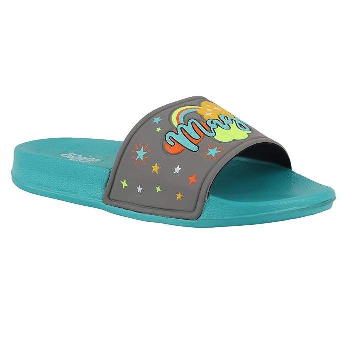 WELCOME Unisex-Child Kids Flip-Flop Slippers