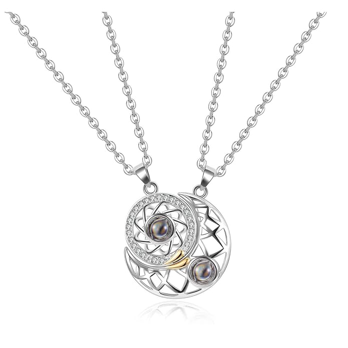 Matching Moon Phase Necklace