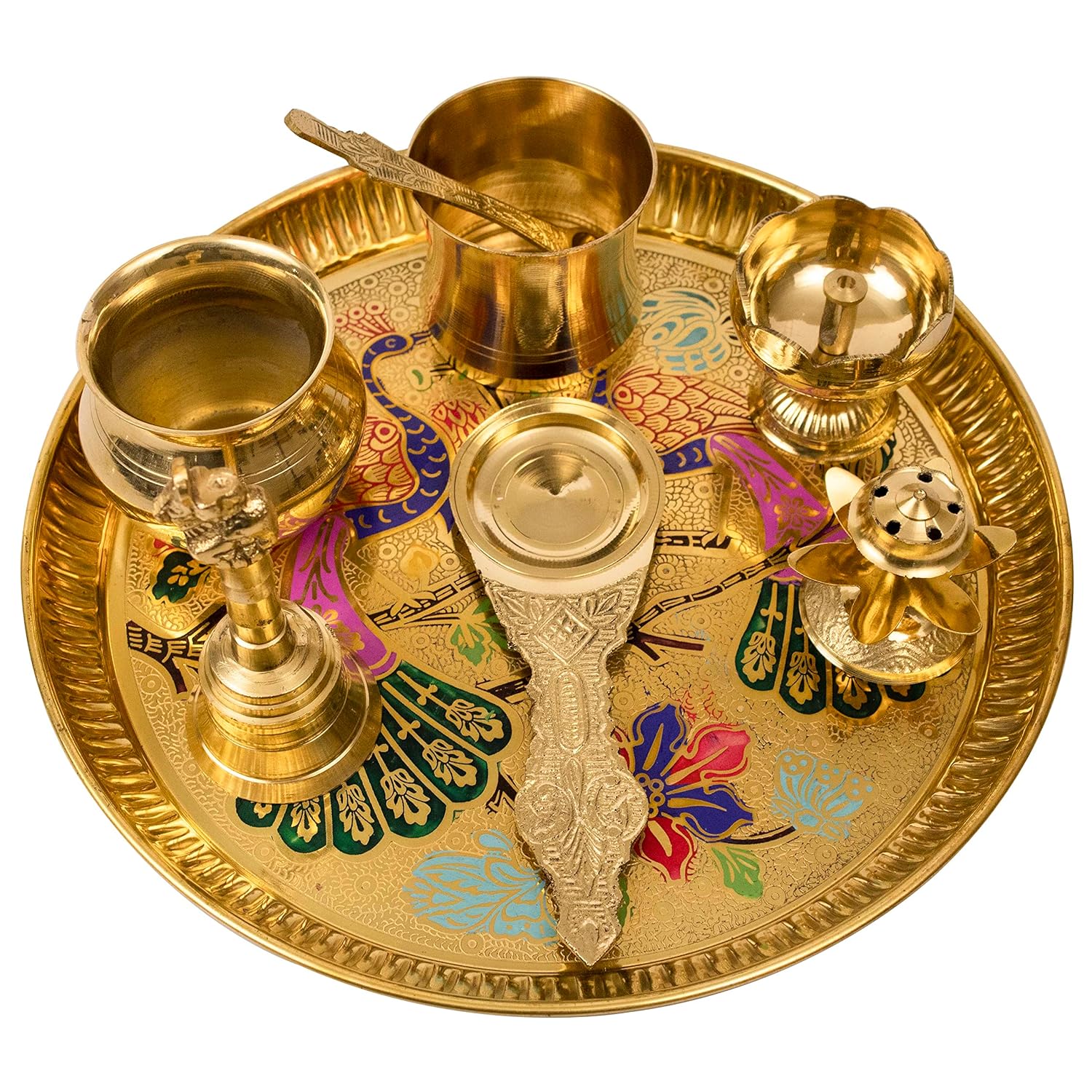 Brass Puja Thali